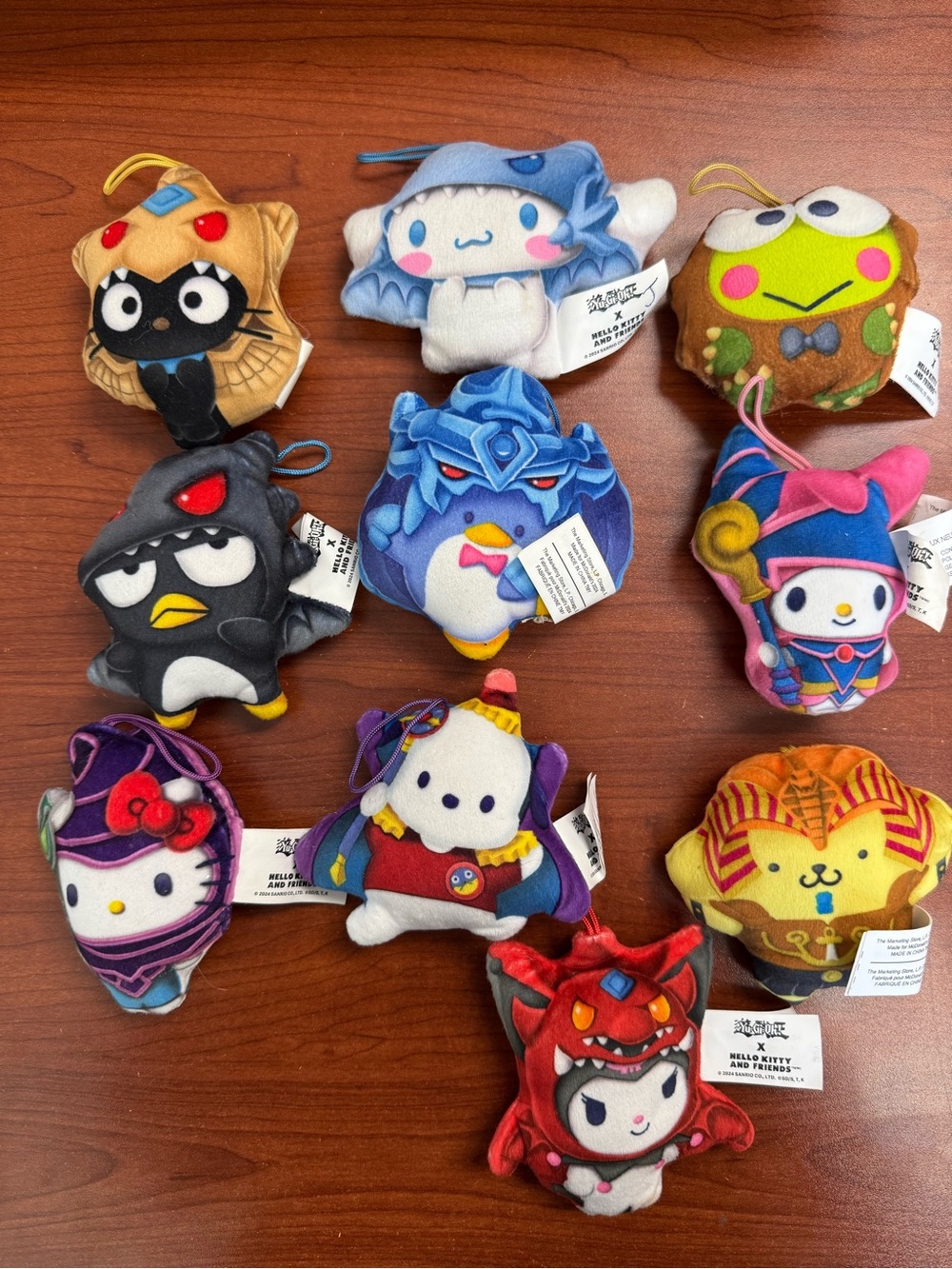 Plush Keychain McDonald’s hello kitty complete Set - Multicolor